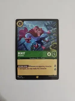Disney Lorcana TCG -Beast - Relentless #70/204 Rise of the Floodborn - LEGENDARY - Image 1