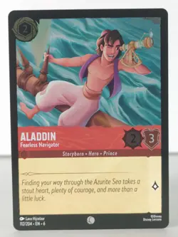 Aladdin - Azurite Sea - 112/204 - Lorcana TCG - Foil - Common - Image 3