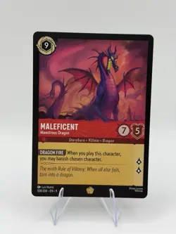 Lorcana Maleficent - Monstrous Dragon 108/204 Fabled NM, Unplayed - Image 1