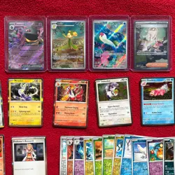Pokemon 107 Card Lot Scarlet & Violet Base Set Secret Rares/ex Mint Wiglet Alt - Image 2