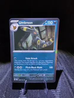 Umbreon Holo 059/131 Prismatic Evolutions English Pokemon Card - Image 1