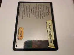 Wizards of the Coast Harry Potter TCG Albus Dumbledore Holo Character Card 1/80 - Image 5