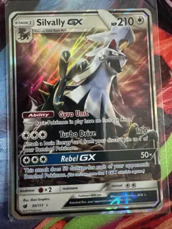 Pokemon TCG GX Holo Card Lot 6 Cards Raichu GX Entei GX Gyarados GX Silvally GX - Image 2