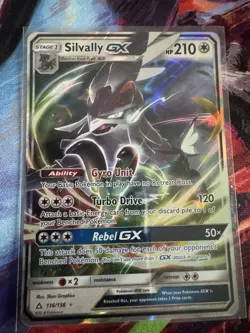 Pokemon TCG GX Holo Card Lot 6 Cards Raichu GX Entei GX Gyarados GX Silvally GX - Image 4