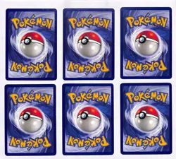 6 Card Pokemon Fossil Lot Tentacruel, Kingler, Omanyte, Weezing, Kabuto, Geodude - Image 2