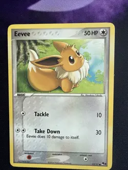 Pokemon Eevee 13/17 Non-Holo Card Pop Series 3 NM/LP - Image 1