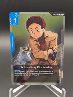 A Healthy Curiosity Gundam Card Game . Steel Requiem GD03-101 R - Image 1