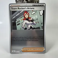 Team Rocket’s Ariana 202/217 Ascending Heroes Reverse Holo Pokemon Card - Mint - Image 1