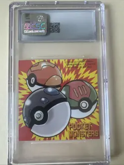 Pikachu Ho Pokemon Televi-kun Karuta Cards 2000 JPN CGC 7.5 - Image 2