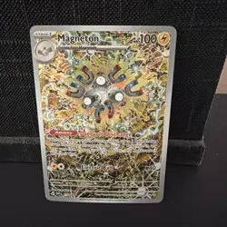 Pokemon Tcg Magneton 159 Sv: Scarlet & Violet Promo Cards Holo. Slight Top Ding - Image 1