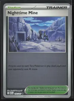 Nighttime Mine Uncommon ME: Ascended Heroes 197/217 NM Pokemon Card Reverse Holo - Image 1