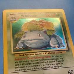 Venusaur 15/102 Base Set Holo Pokemon Card Near Mint Very Clean!! ⭐ - Image 2