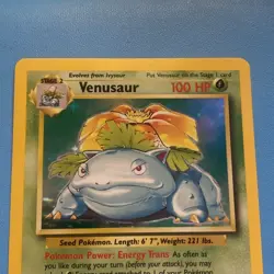 Venusaur 15/102 Base Set Holo Pokemon Card Near Mint Very Clean!! ⭐ - Image 4