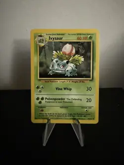 1999 Pokemon TCG Base Set 30/102 Ivysaur Uncommon Card MP - Image 1