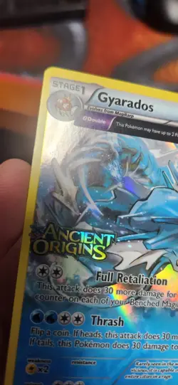 Gyarados Ancient Origins Card XY60 Prerelease Stamped - Image 4