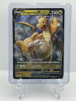 Dragonite V - 049/078 - Pokemon Go Sword & Shield Ultra Rare Card NM - Image 1
