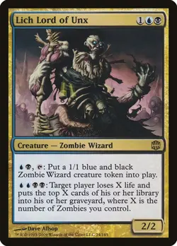 Magic: The Gathering | Lich Lord of Unx | 24 | Alara Reborn | NM - Image 1