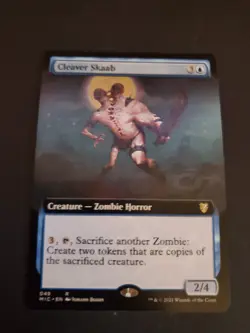 Cleaver Skaab (Extended Art) Innistrad: Midnight Hunt MTG NM - Image 1