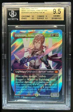 2025 Magic MTG Final Fantasy Lightning Army of One BL SF Rare #0545 BGS 9.5 - Image 1