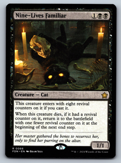 Nine-Lives Familiar - Foundations - MTG - Image 1