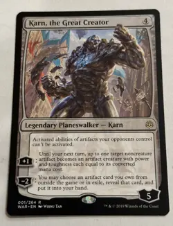 Karn, the Great Creator War of the Spark Regular free shipping excellent - Image 1