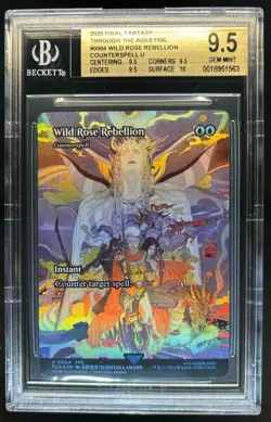2025 Magic MTG Final Fantasy Counterspell Through Ages Foil Showcase #4 BGS 9.5 - Image 1