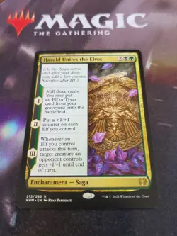 Mtg. 4x Harald Unites the Elves. Kaldheim. Nm - Image 1