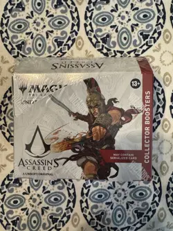 Magic the Gathering Assassin’s Creed Collector Booster Box Factory Sealed - Image 1