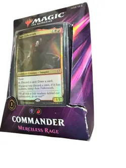 Magic: The Gathering Commander 2019 Merciless Rage Deck Sealed With Box Damage 630509892624 - Image 1