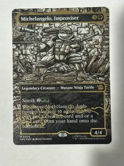 Michelangelo, Improviser (Borderless) (Gold-Stamped Signature) MTG - Image 1