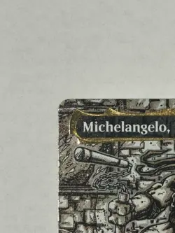 Michelangelo, Improviser (Borderless) (Gold-Stamped Signature) MTG - Image 3