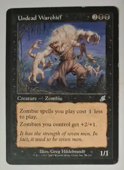 MTG Undead Warchief x1 Scourge Regular MP/HP - Image 1