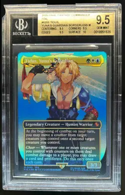 2025 Magic MTG Final Fantasy Tidus Yuna's Guardian BL Commander Foil 205 BGS 9.5 - Image 1