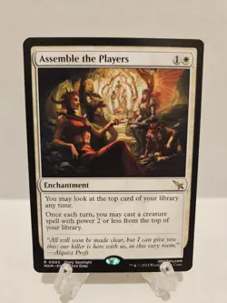 1x Assemble the Players NM-Mint, English Murders at Karlov Manor MTG Magic - Image 1