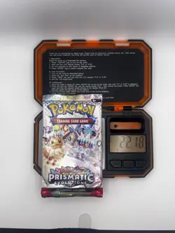 HEAVYU 22.18g VERY HEAVY Prismatic Evolutions Pokemon Sealed Booster Pack New - Image 1