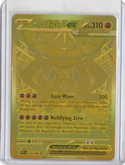 POKEMON PERFECT ORDER 124/088 GOLD HYPER RARE MEGA ZYGARDE EX - Image 1