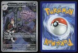 Team Rocket's Weezing 199/182 Illustration Rare Destined Rivals Pokemon NM - Image 3