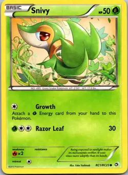 Snivy RC1/RC25 - Legendary Treasures: Radiant Collection - NM Pokemon TCG - Image 1