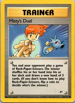 Misty's Duel 123/132 - Gym Heroes - NM Pokemon TCG - Image 1