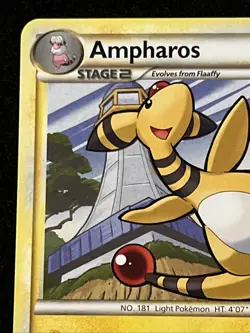 Ampharos 14/123 HeartGold SoulSilver Base Set Non-Holo Rare Pokemon Card - Image 3