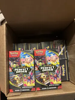 SET OF 10x Pokemon TCG ME03 Perfect Order Booster Bundles Sealed New - Image 1