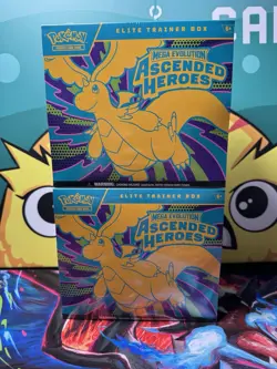 Pokemon TCG Ascended Heroes ETB Elite Trainer Box New Sealed x2 - Image 1