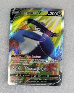 Honchkrow V 161/172 NM/M SWSH Brilliant Stars Full Art Pokemon TCG - Image 1