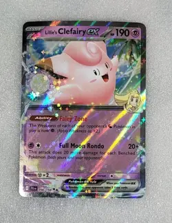 Lillie's Clefairy ex 056/159 NM/M SV JTG Journey Together Pokemon TCG - Image 1