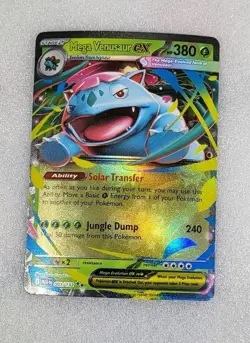 Mega Venusaur ex 003/132 NM/M ME01 Mega Evolution Pokemon TCG - Image 1