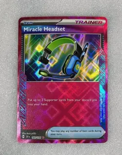 Miracle Headset 183/191 NM/M SV SSP Surging Sparks Ace Spec Pokemon TCG - Image 1