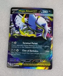 Mega Absol ex 086/132 NM/M Me01 Mega Evolution MEG Pokemon TCG - Image 1