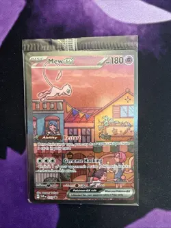 Mew ex SVP 053 Pokemon TCG Scarlet Violet 151 Black Star Promo Full Art SEALED - Image 1