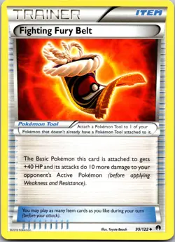 Fighting Fury Belt 99/122 - XY - BREAKpoint - NM Pokemon TCG - Image 1