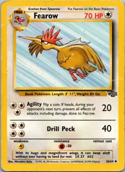 Fearow 36/64 - Jungle - HP Pokemon TCG - Image 1